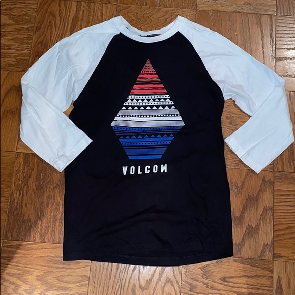 volcom baseball tee